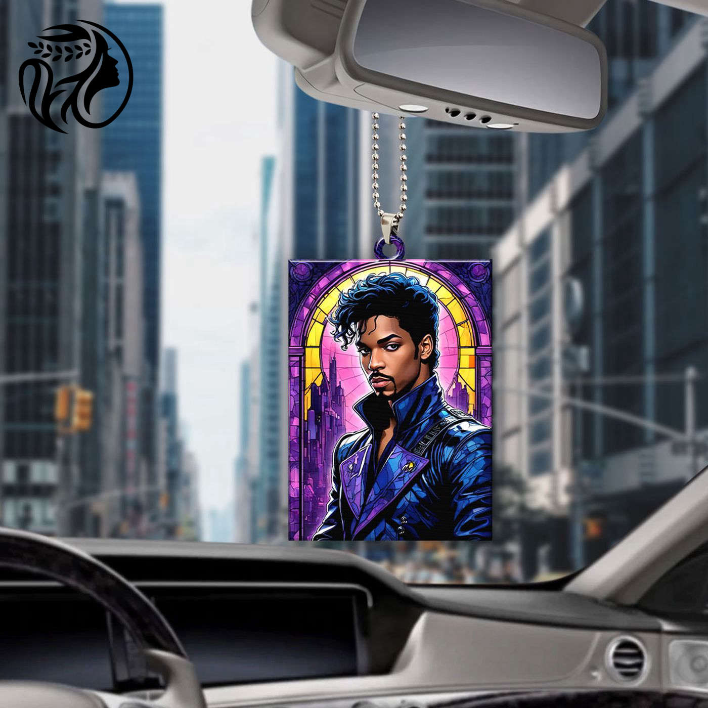 Prince Custom Shape 1-sided Acrylic Car Ornament – Gift for Christmas Day