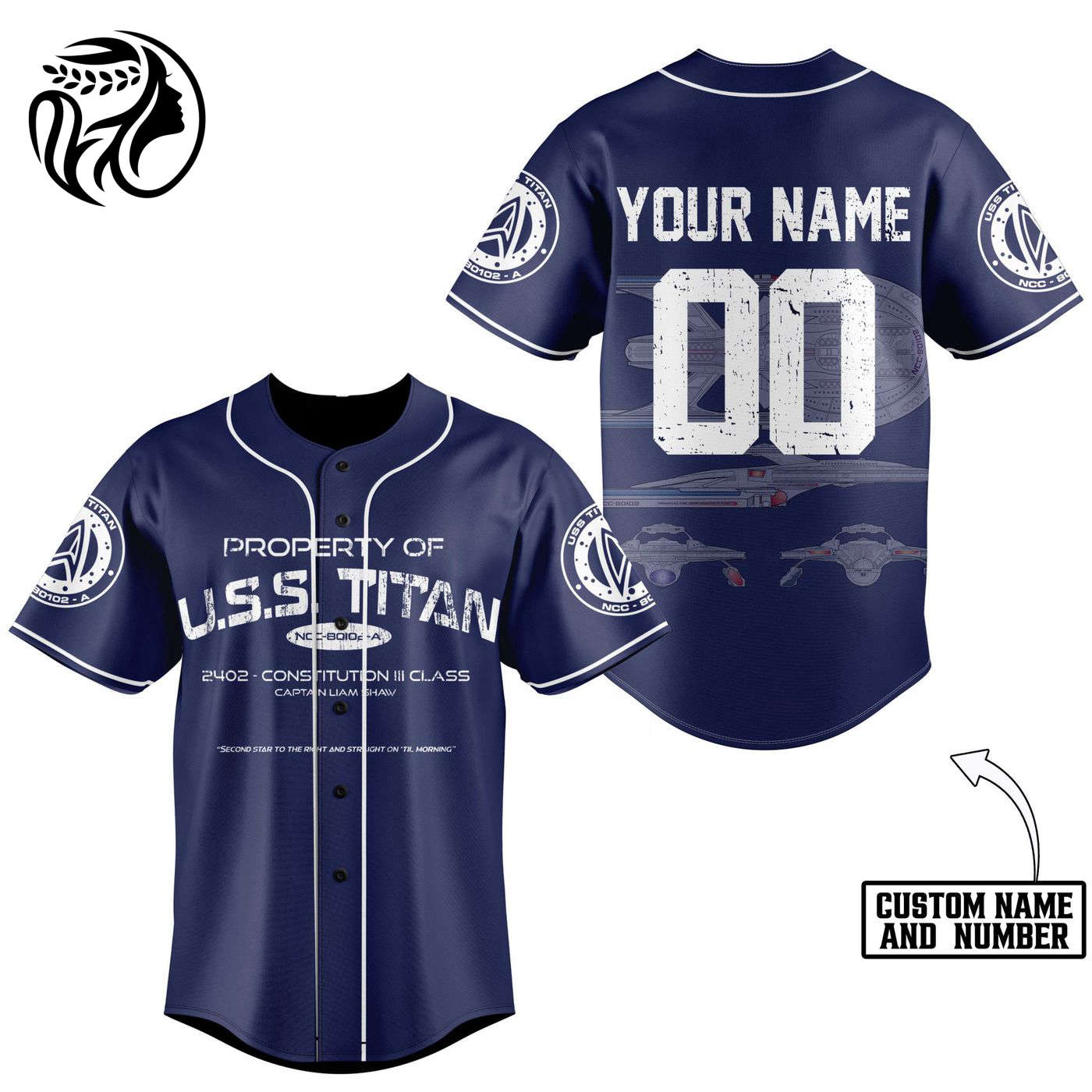 Property of U.S.S. Titan Baseball Jersey For Men Women And Kids Gift
