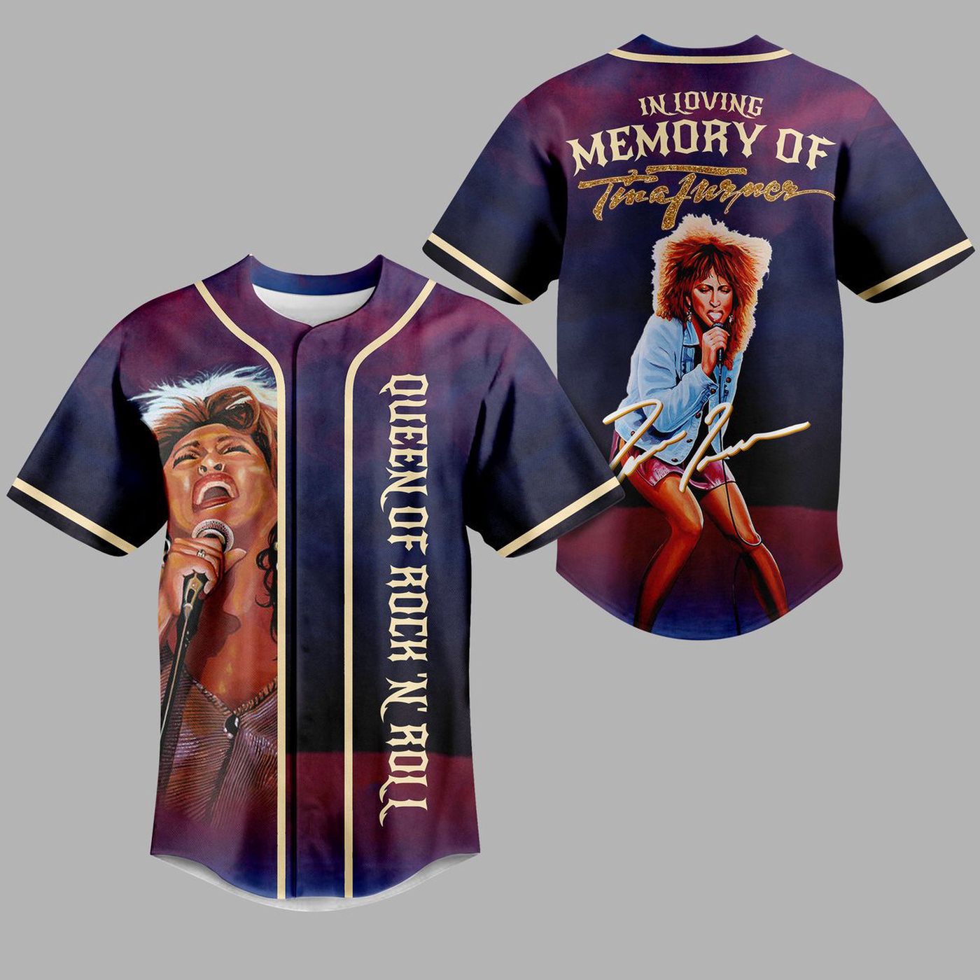 Queen of Rock n Roll Baseball Jersey For Men Women And Kids Gift