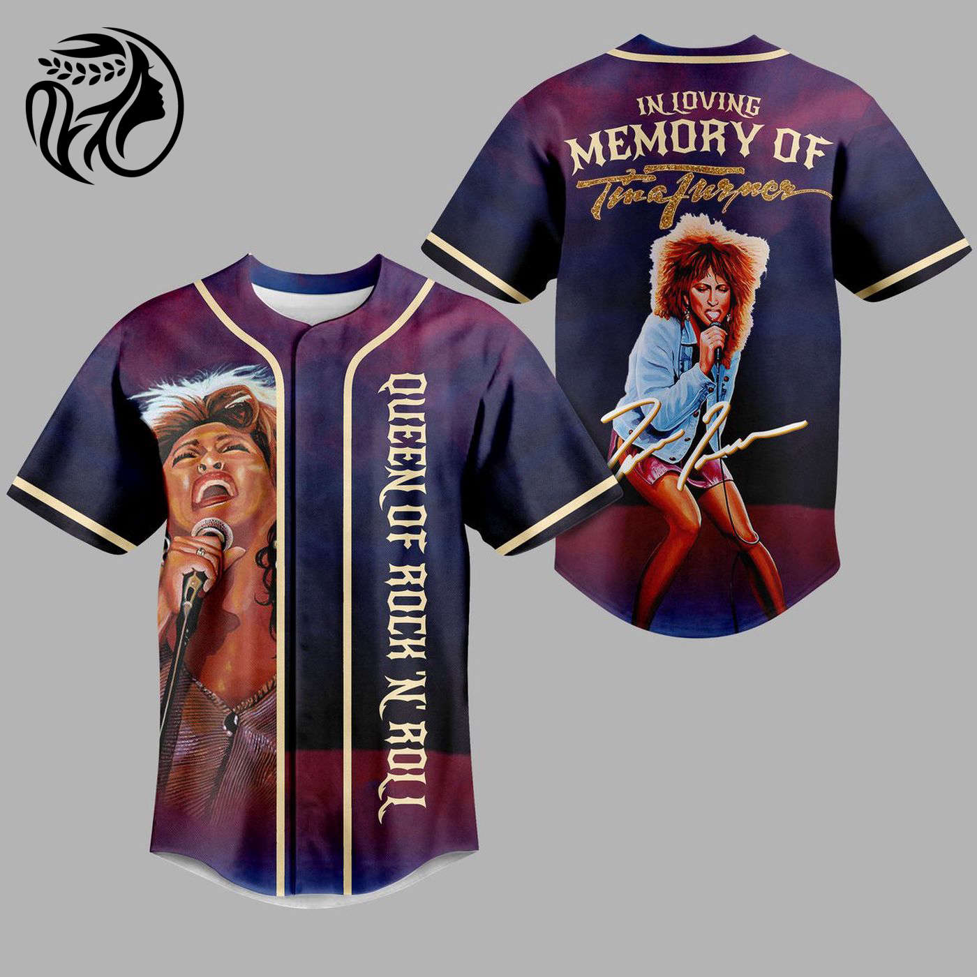 Queen of Rock n Roll Baseball Jersey For Men Women And Kids Gift