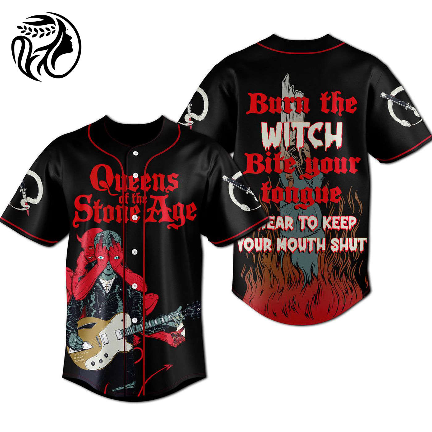 Queens Of The Stone Age Baseball Jersey For Men Women And Kids Gift