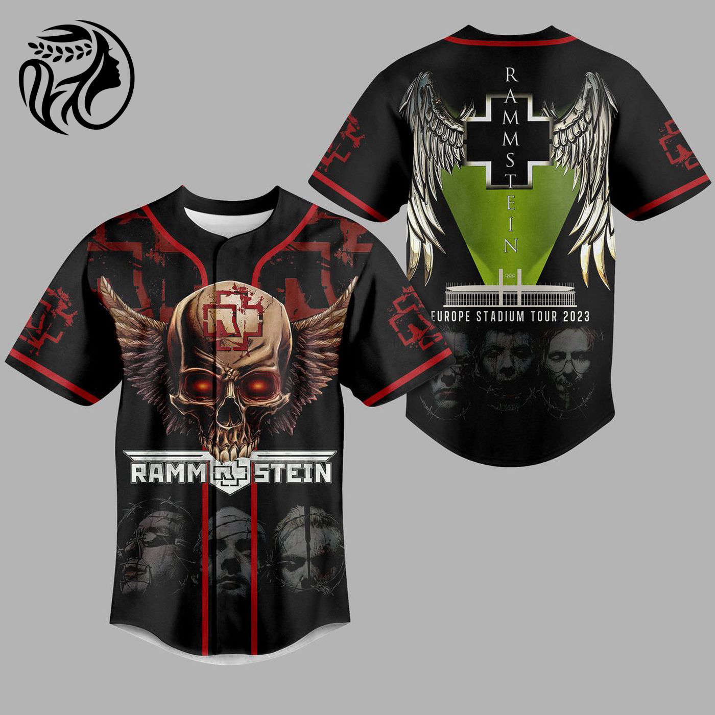 Rammstein Baseball Jersey For Men Women And Kids Gift