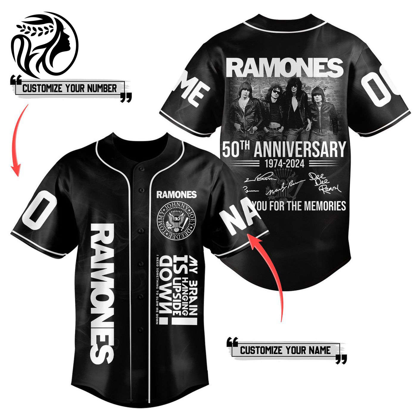 Ramones Baseball Jersey For Men Women And Kids Gift