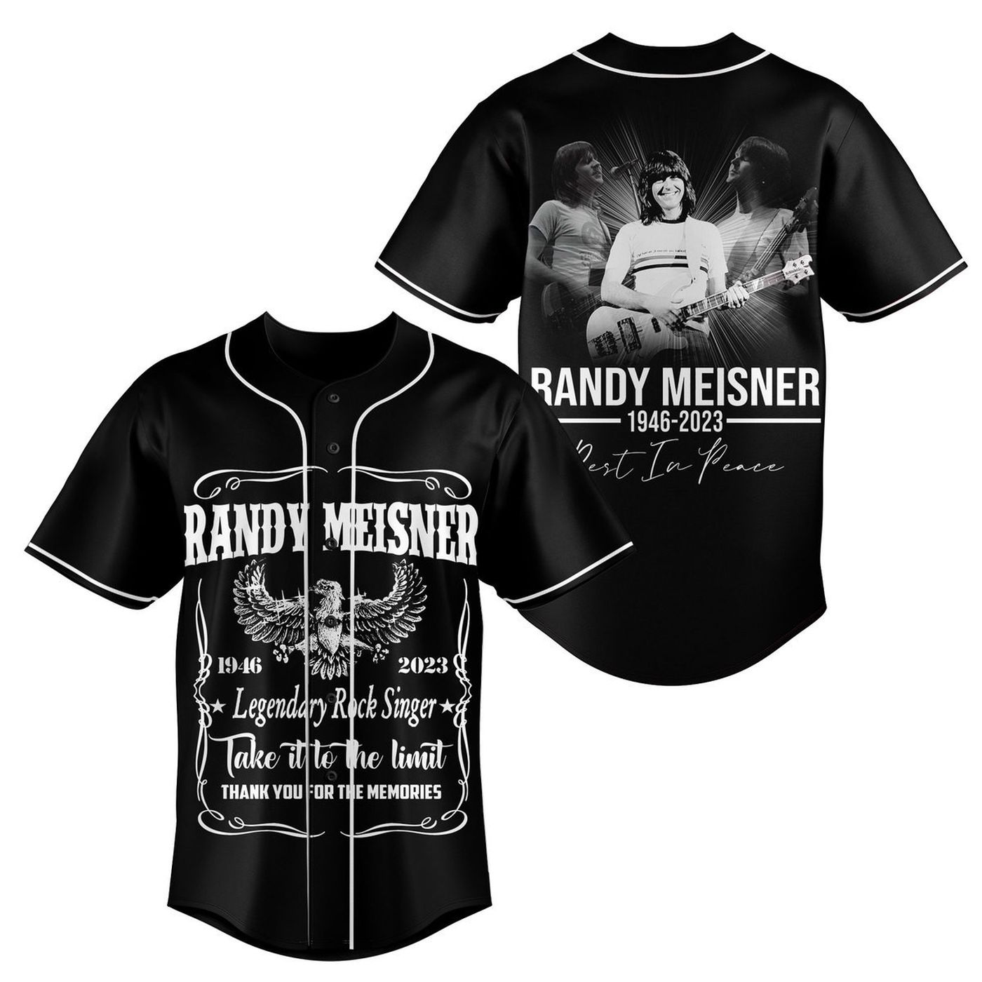 Randy Meisner Baseball Jersey For Men Women And Kids Gift