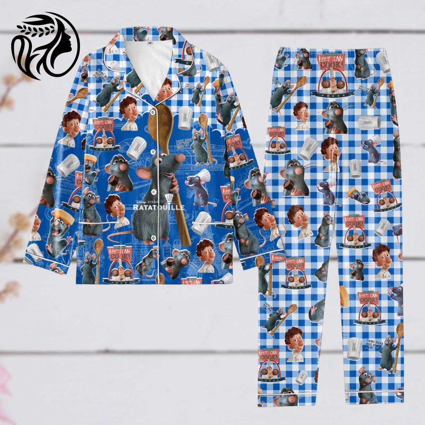 Ratatouille Pajamas Set – Little Chef Remy PJs for Disney Pixar Movie Fans Perfect Holiday & Party Attire!