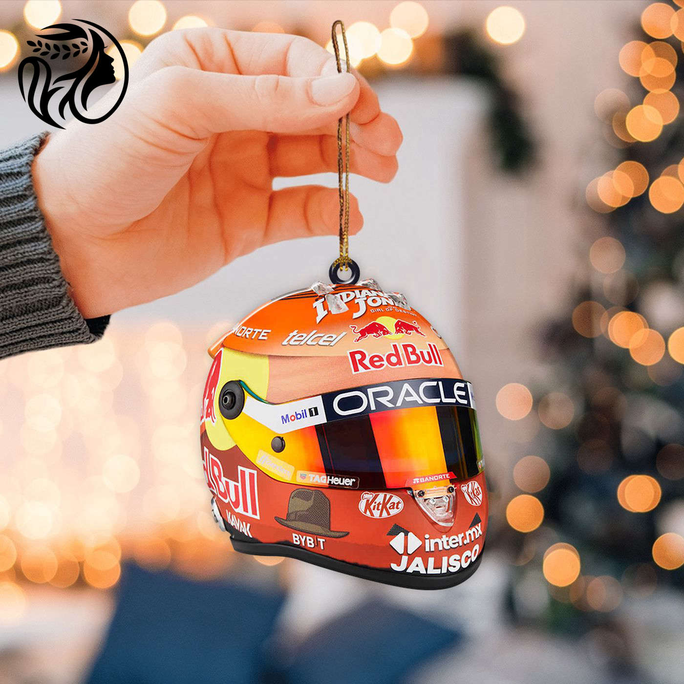 Red Bull Racing F1 Custom Shape 2-sided Acrylic Ornament.3