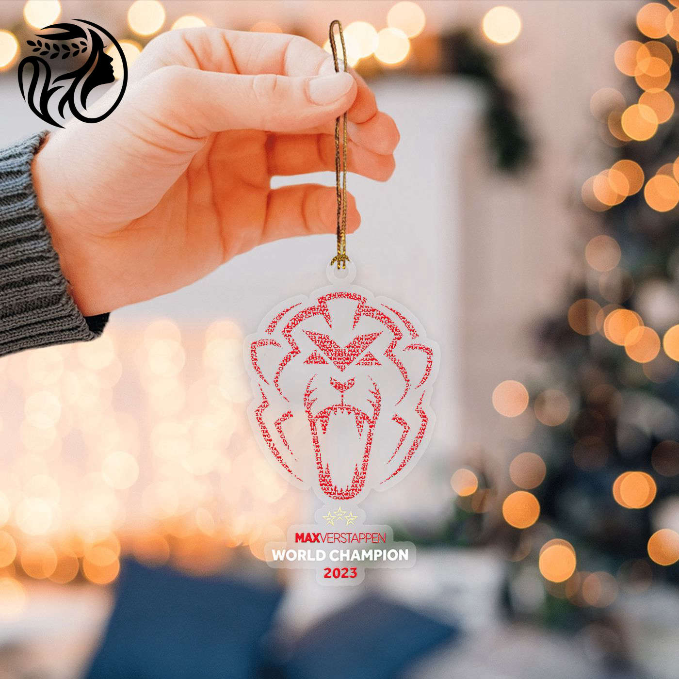 Red Bull Racing F1 Custom Shape Clear 1-sided Acrylic Ornament.3