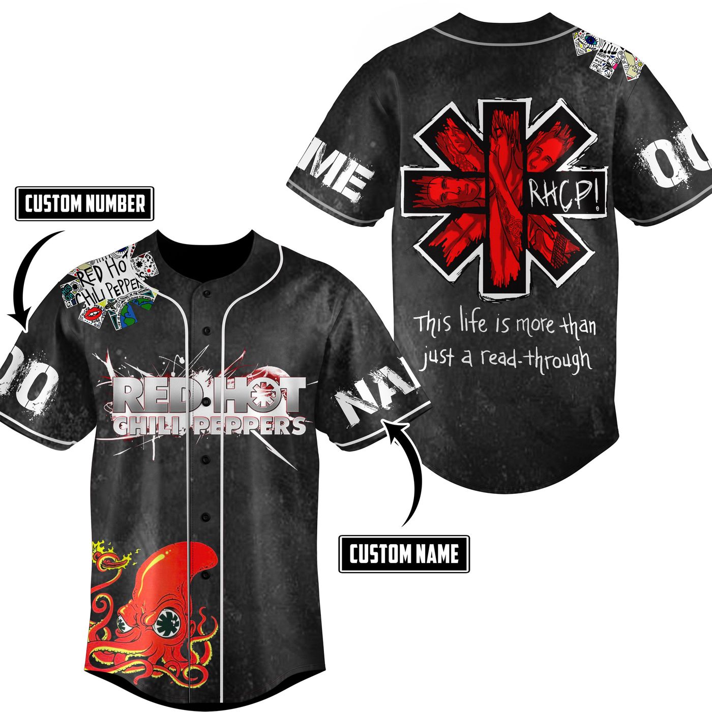 Red Hot Chili Peppers Baseball Jersey For Men Women And Kids Gift