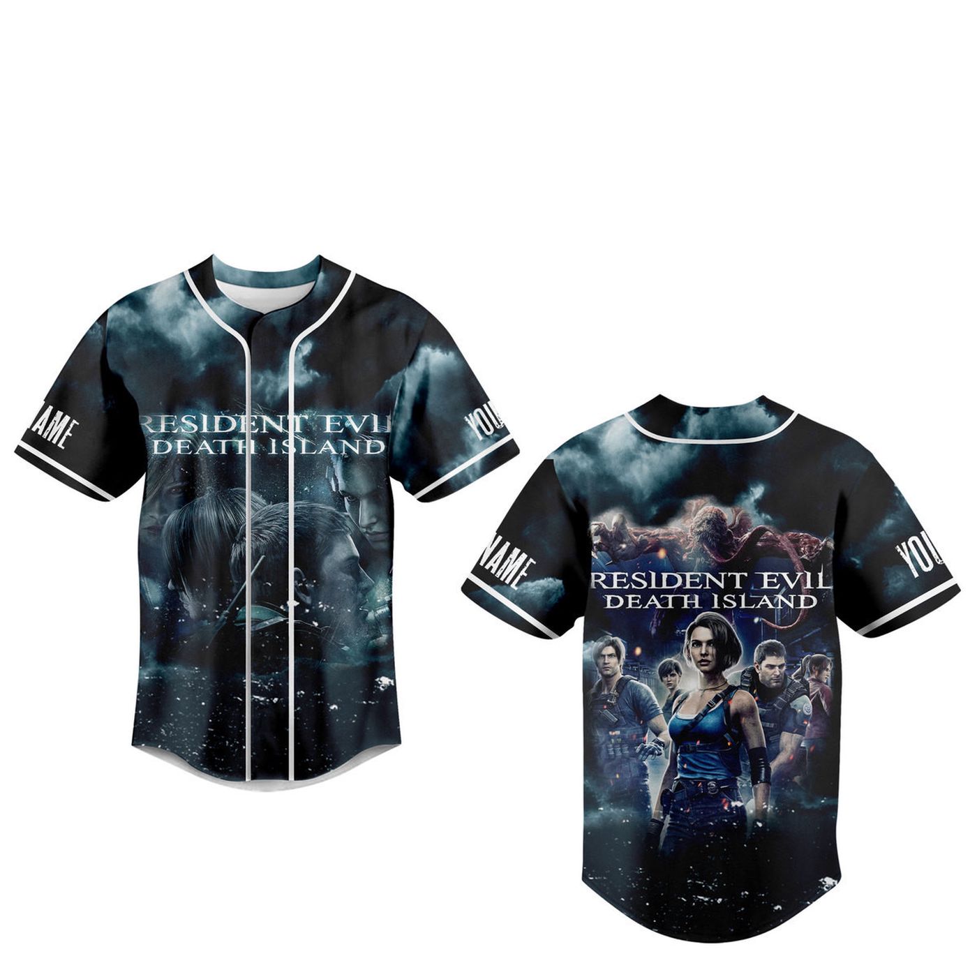 Resident Evil Death Island Baseball Jersey For Men Women And Kids Gift