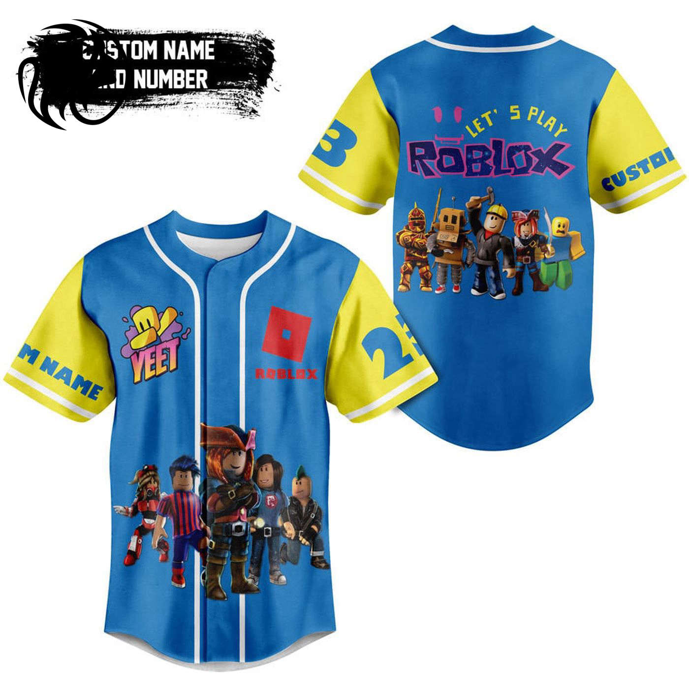 Roblox Baseball Jersey For Men Women And Kids Gift