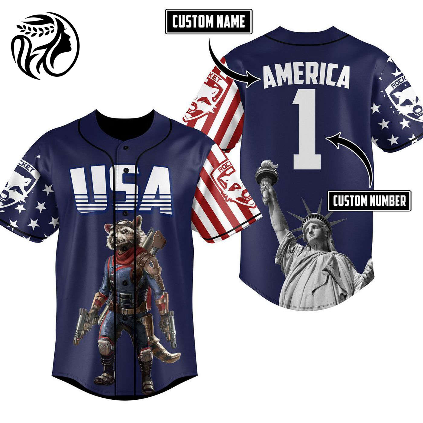 Rocket Raccoon Baseball Jersey For Men Women And Kids Gift