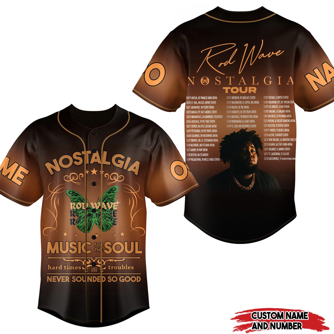Rod Wave Baseball Jersey For Men Women And Kids Gift