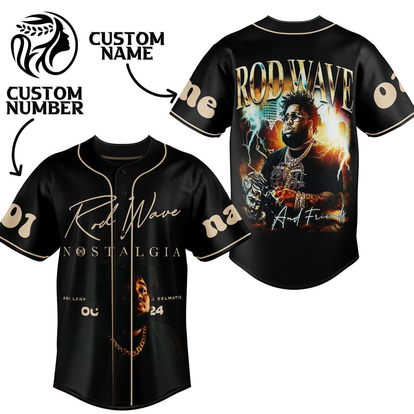 Rod Wave Baseball Jersey For Men Women And Kids Gift