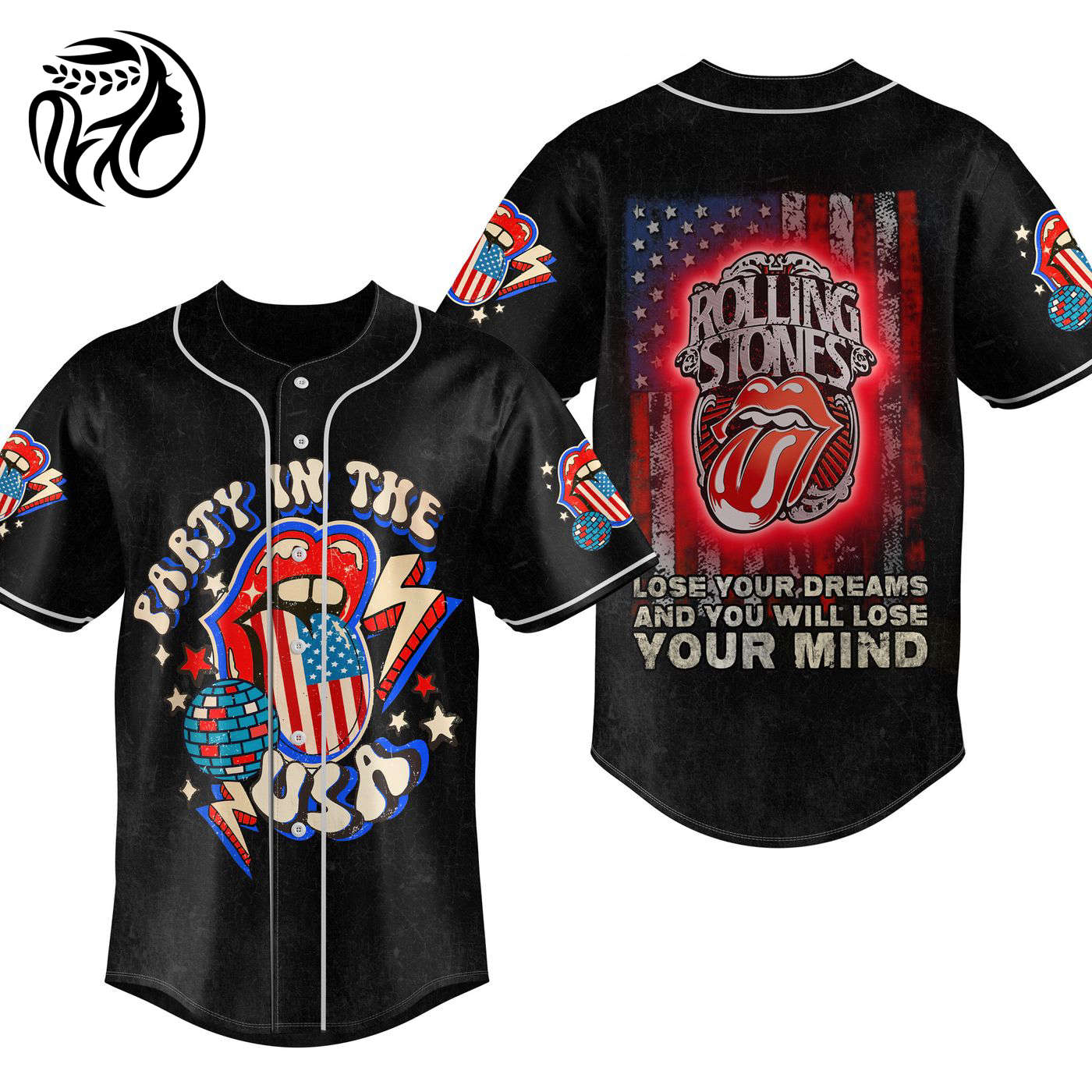 Rolling Stones Baseball Jersey For Men Women And Kids Gift