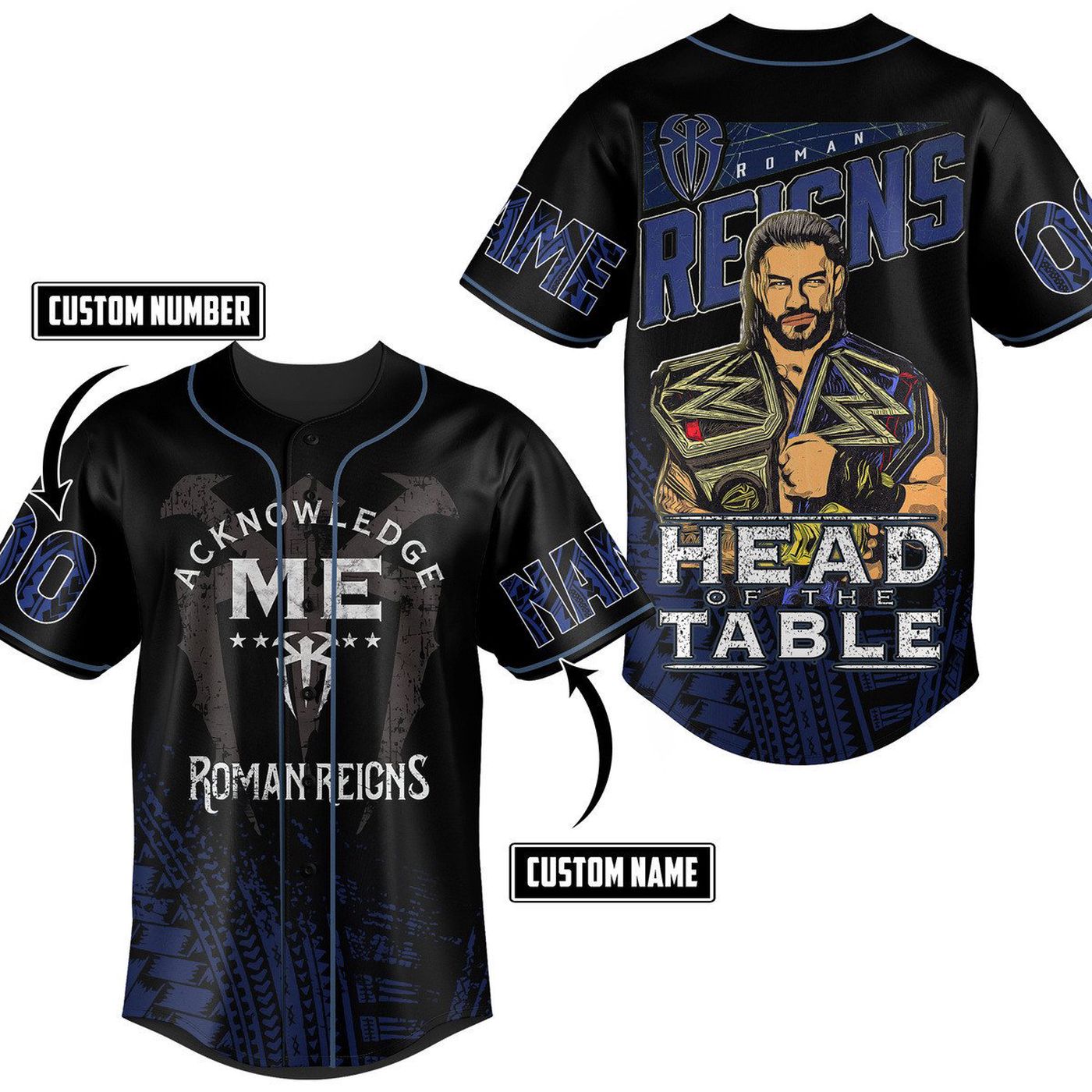 Roman Reigns Baseball Jersey For Men Women And Kids Gift