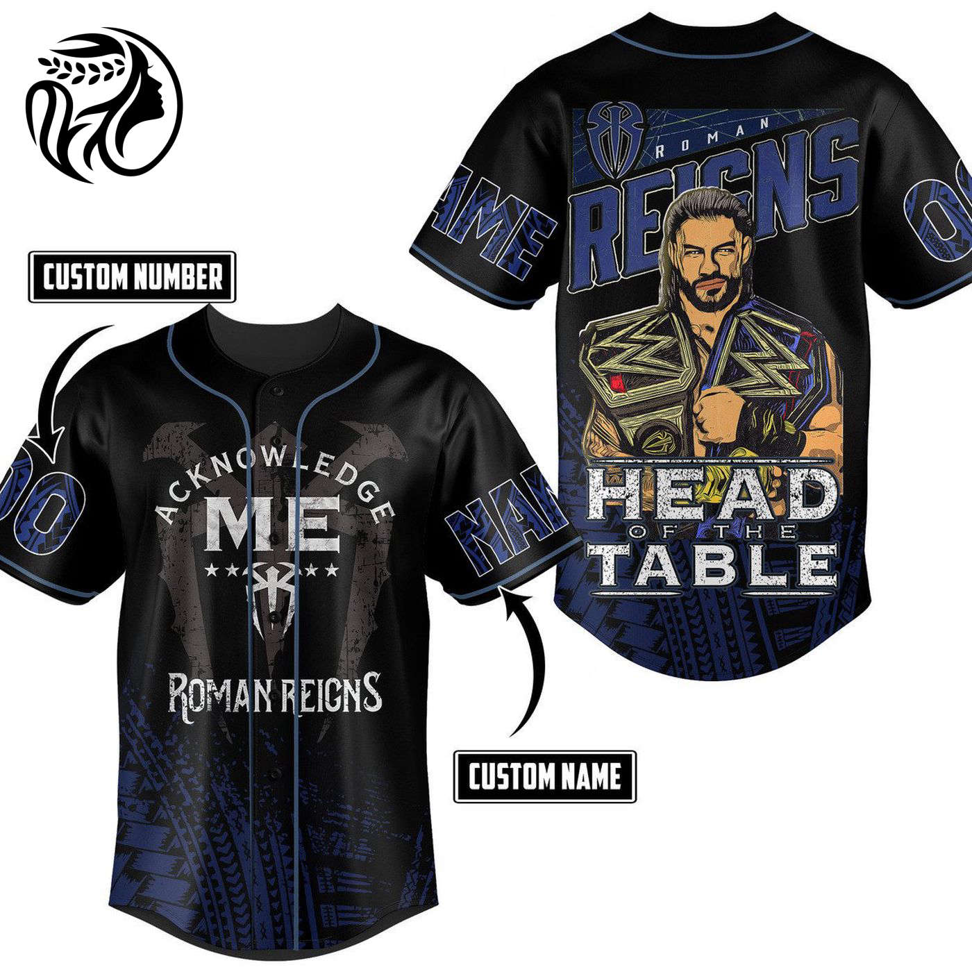 Roman Reigns Baseball Jersey For Men Women And Kids Gift