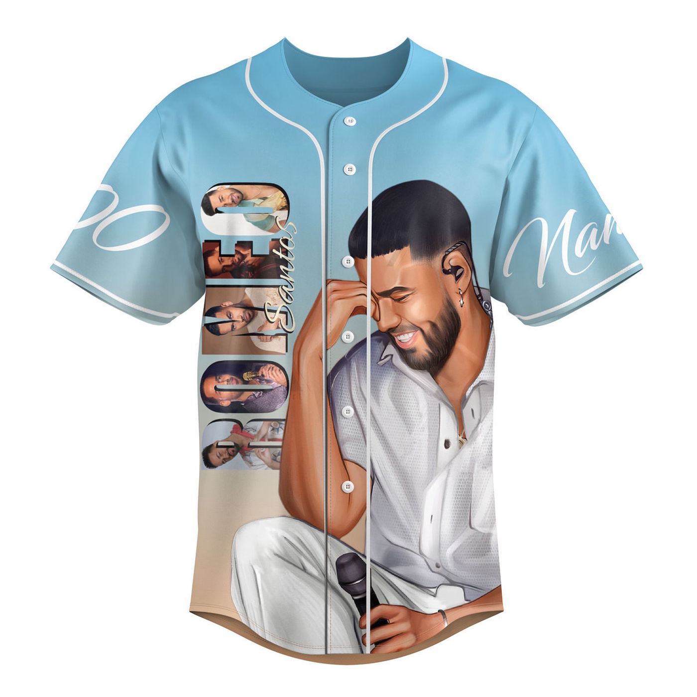 Romeo Santos Baseball Jersey For Men Women And Kids Gift