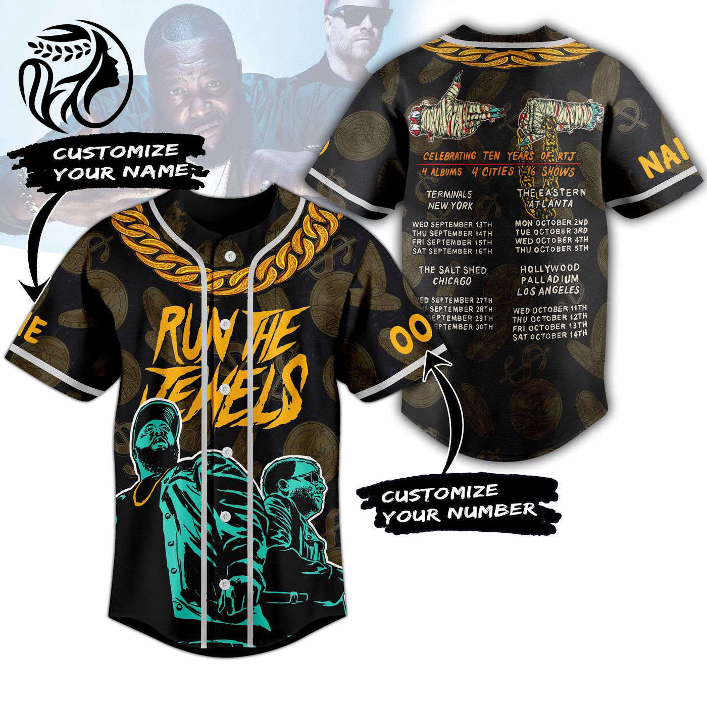 Run the Jewels Baseball Jersey For Men Women And Kids Gift