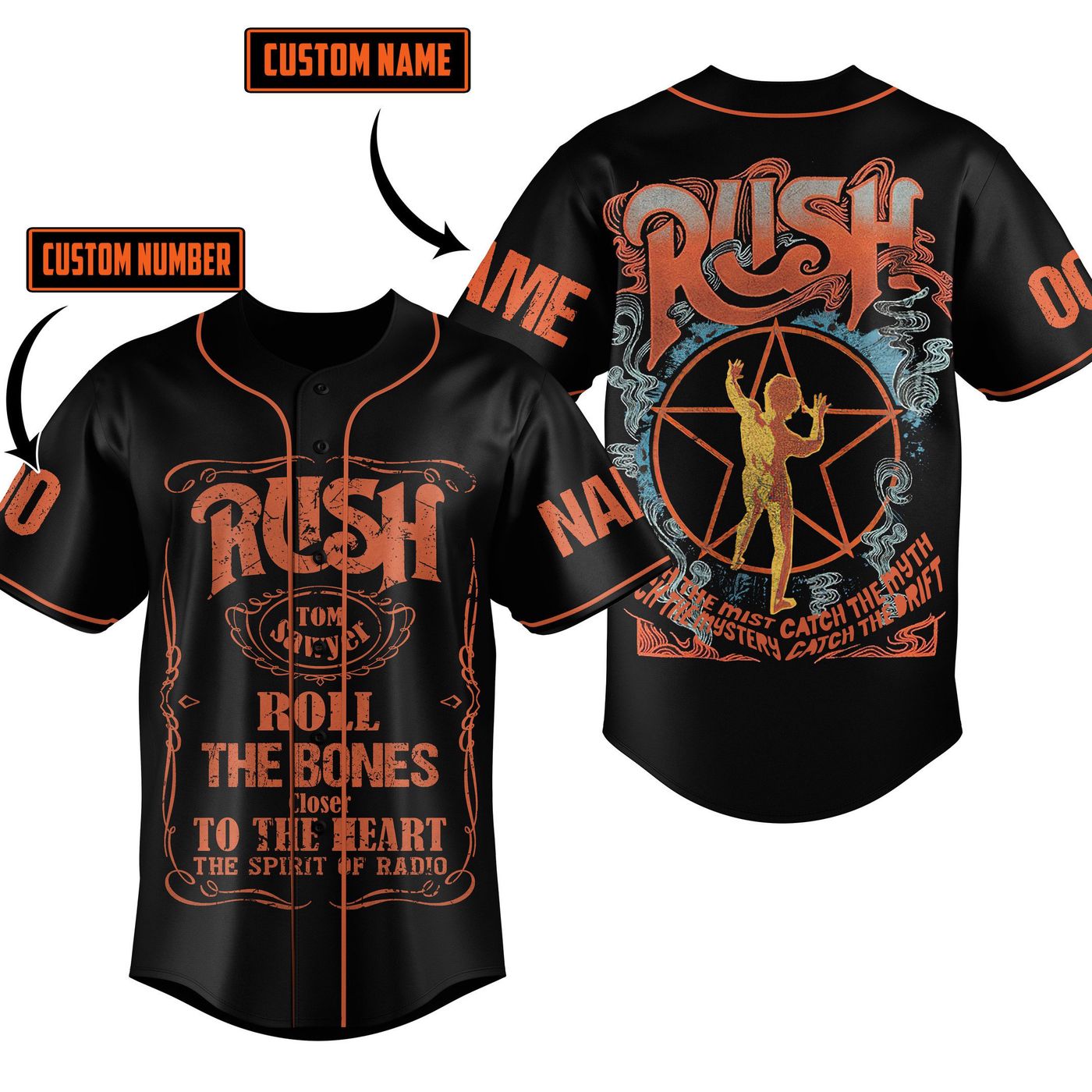 Rush Band Baseball Jersey For Men Women And Kids Gift