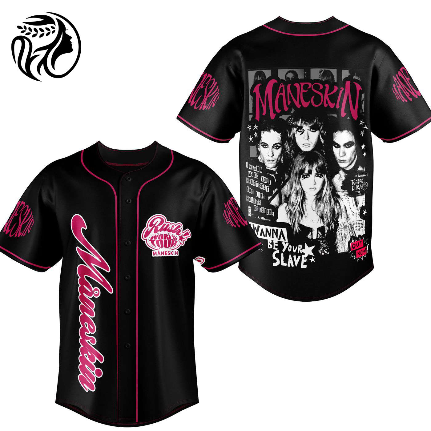 Rush World Tour Maneskin Baseball Jersey For Men Women And Kids Gift