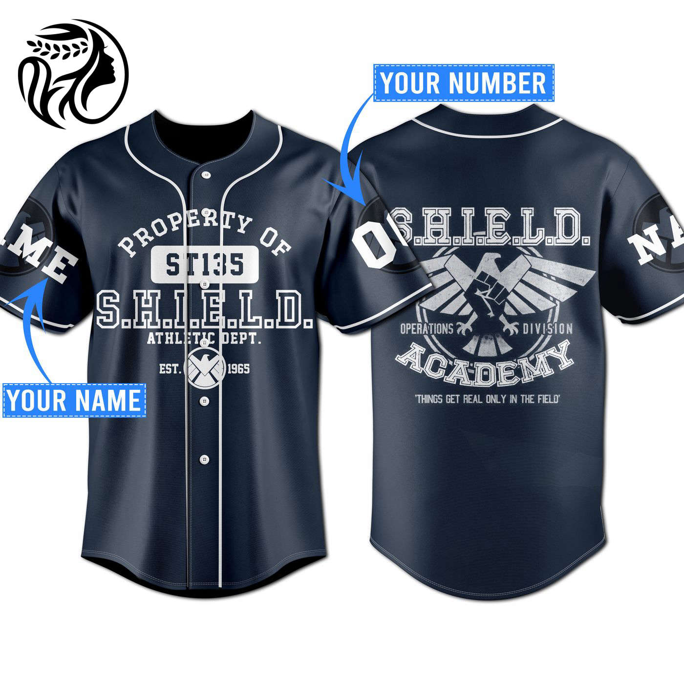 S.H.I.E.L.D. Academy Baseball Jersey For Men Women And Kids Gift