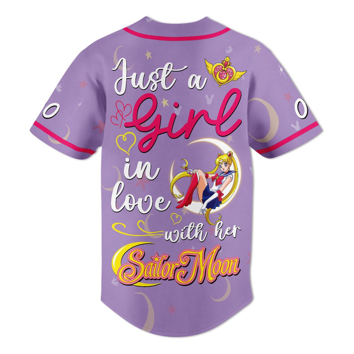 Sailor Moon Baseball Jersey For Men Women And Kids Gift