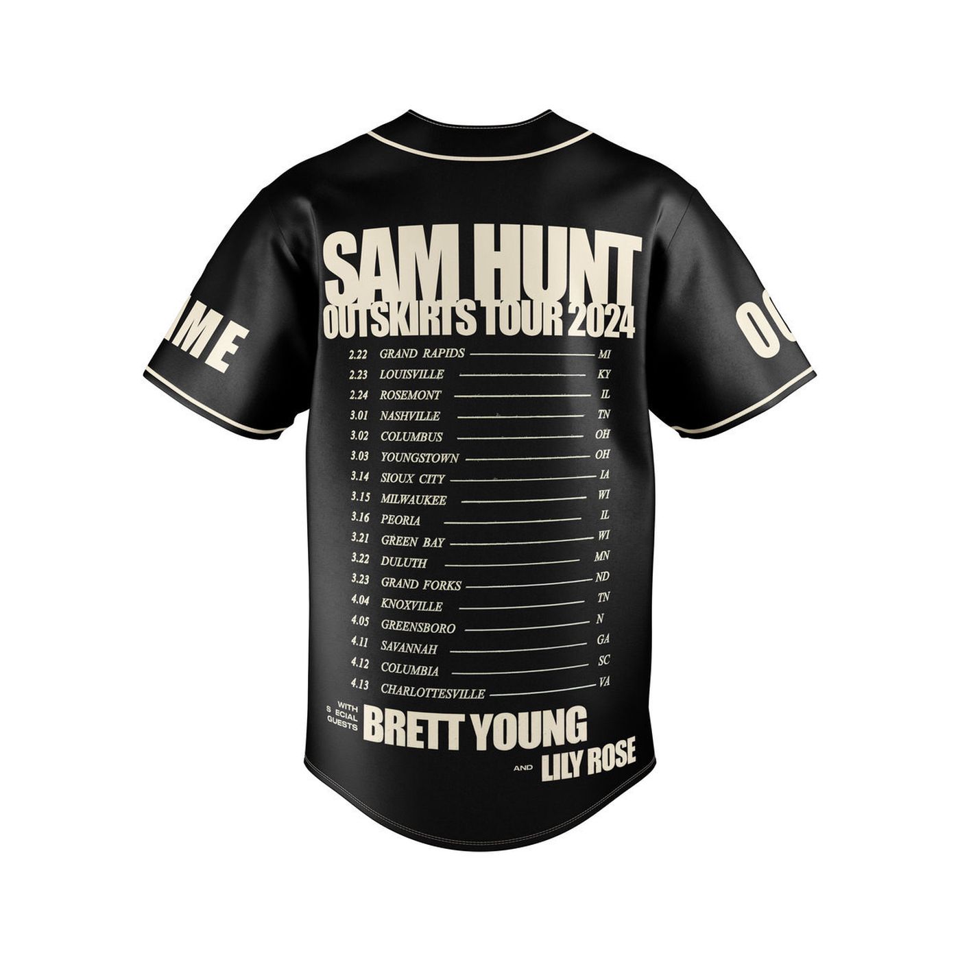 Sam Hunt Baseball Jersey For Men Women And Kids Gift