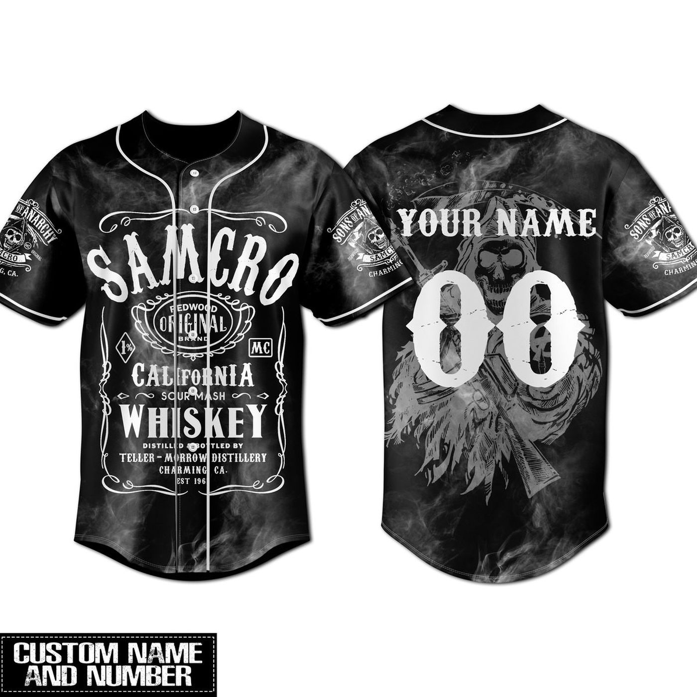 Samcro Whiskey Baseball Jersey For Men Women And Kids Gift