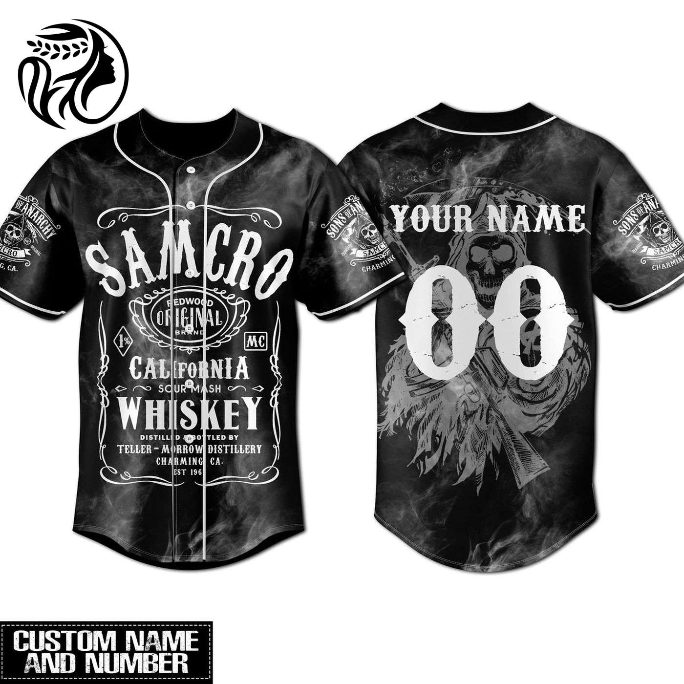 Samcro Whiskey Baseball Jersey For Men Women And Kids Gift