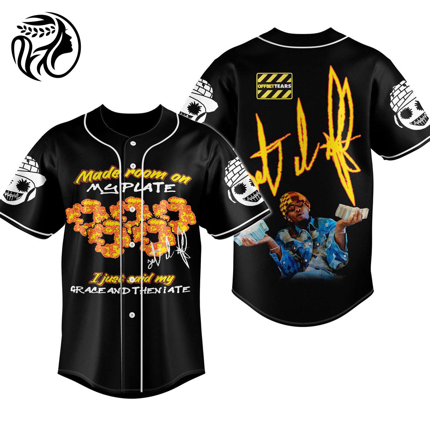 Say My Grace Offset Baseball Jersey For Men Women And Kids Gift