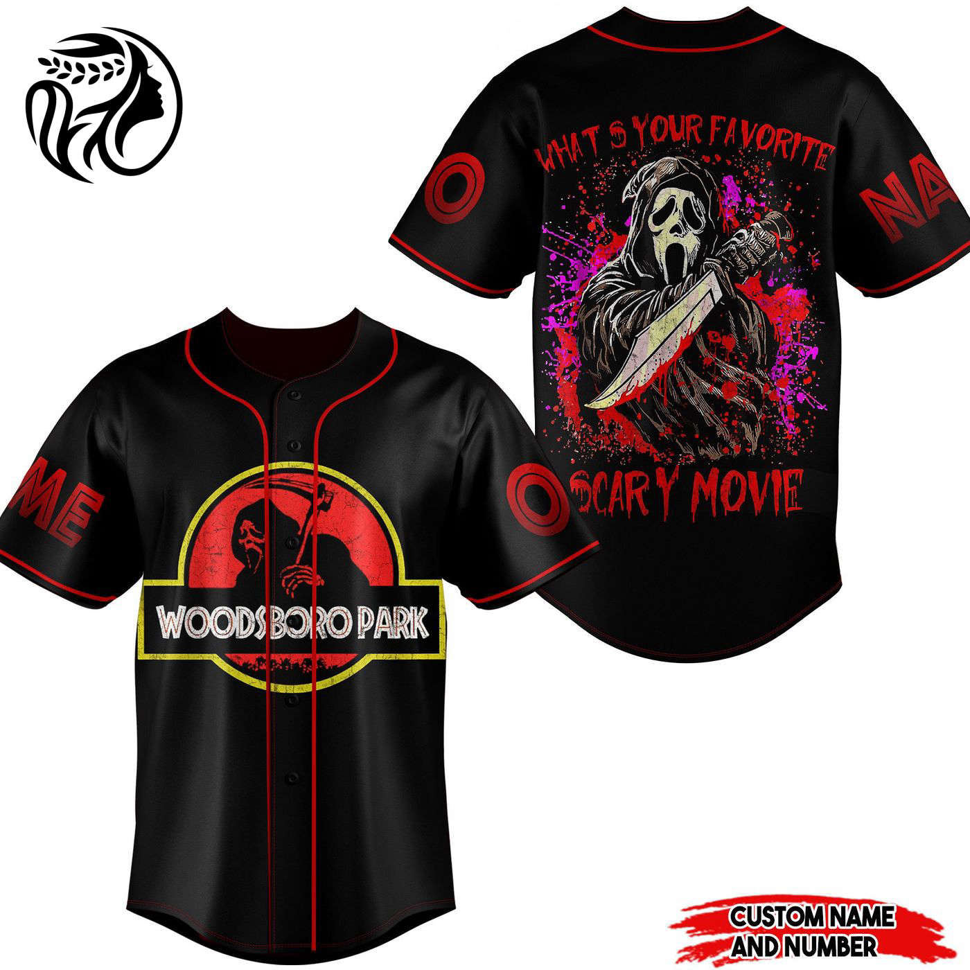 Scary Movie Baseball Jersey For Men Women And Kids Gift