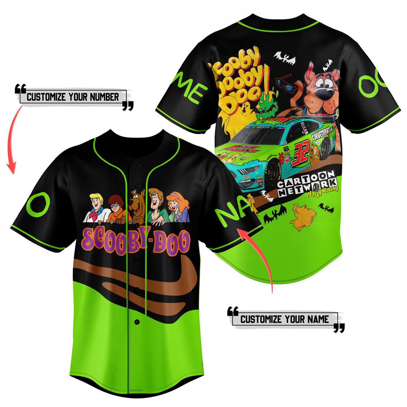 Scooby Doo Baseball Jersey For Men Women And Kids Gift