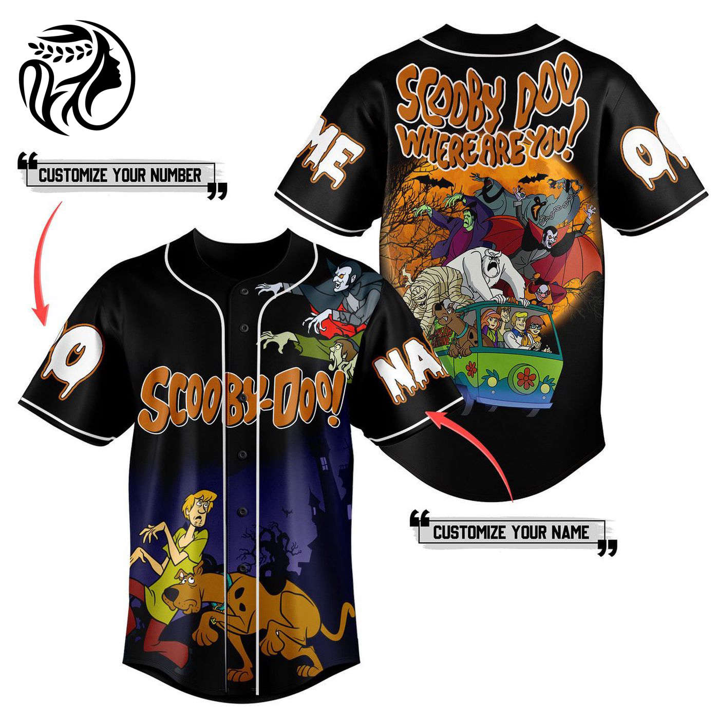 Scooby Doo Baseball Jersey For Men Women And Kids Gift