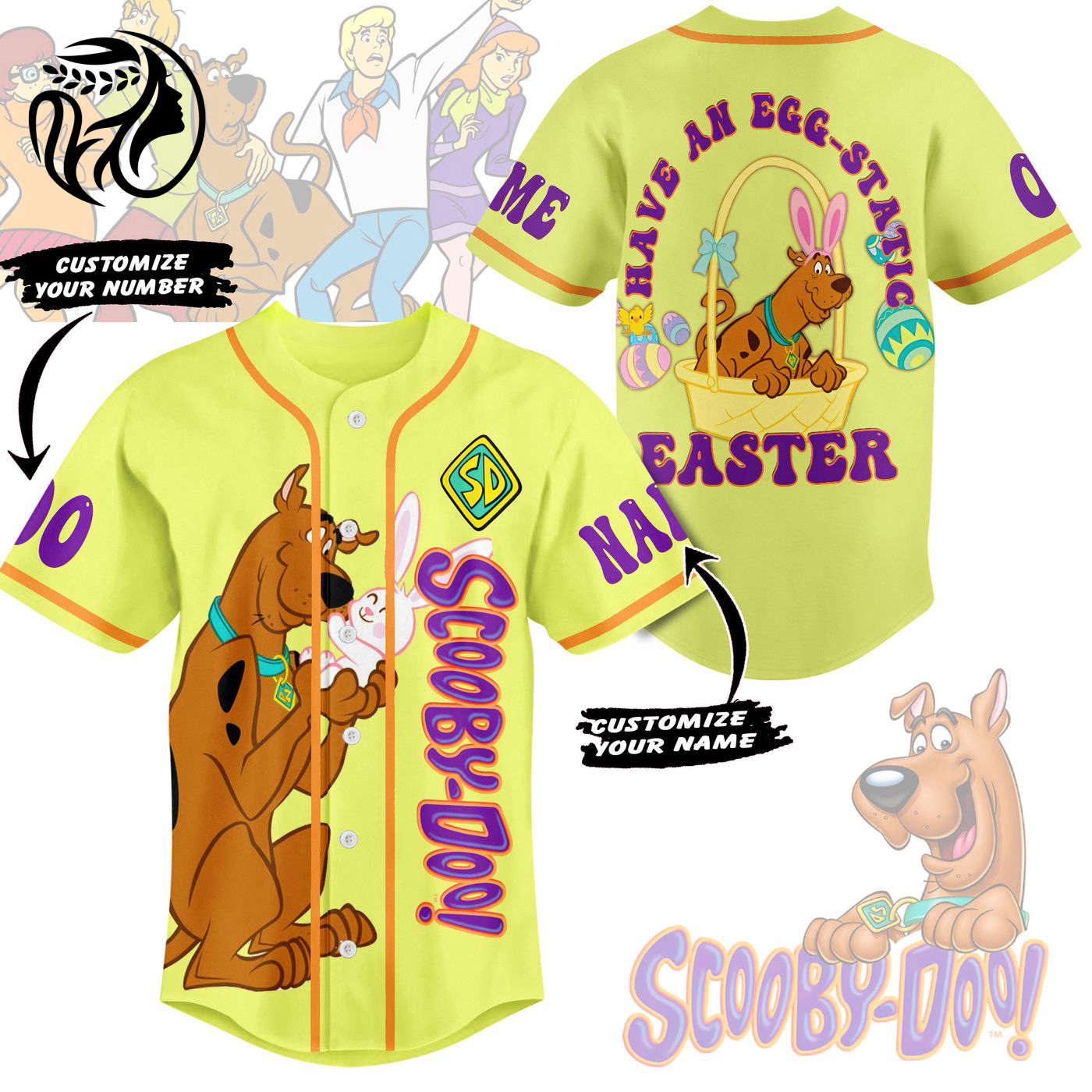 Scooby-DooBaseball Jersey For Men Women And Kids Gift