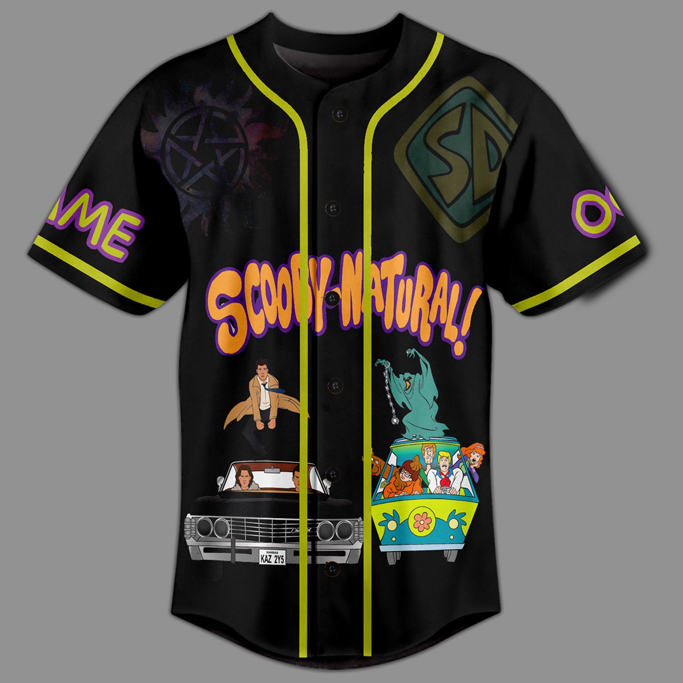 Scoobynatural Baseball Jersey For Men Women And Kids Gift