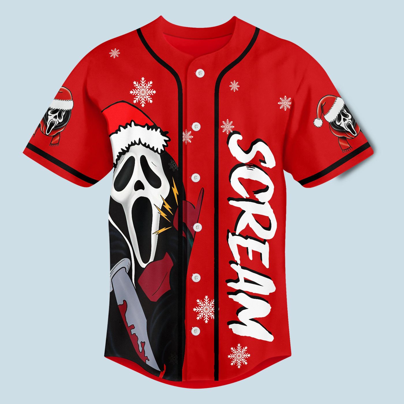 Scream Baseball Jersey For Men Women And Kids Gift