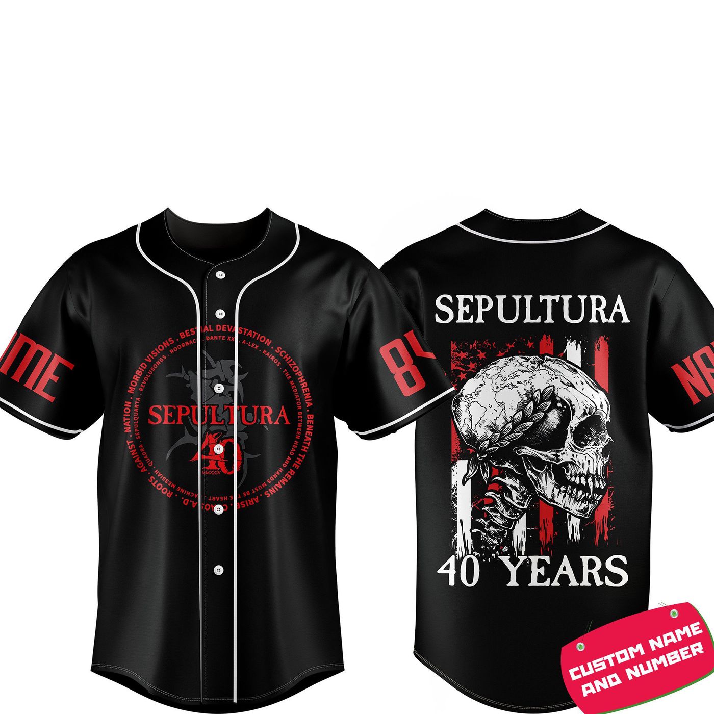 Sepultura Baseball Jersey For Men Women And Kids Gift