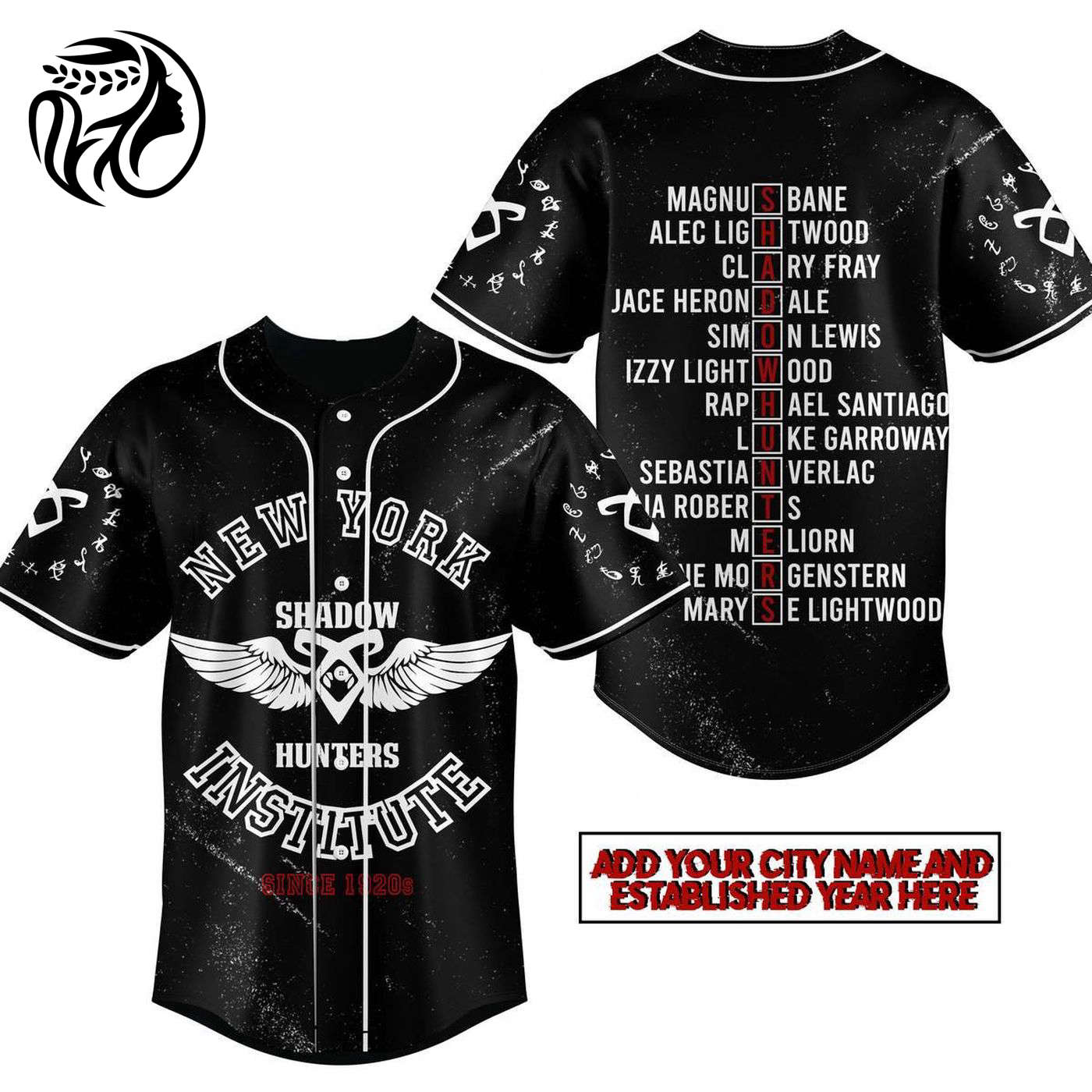 Shadowhunters Baseball Jersey For Men Women And Kids Gift