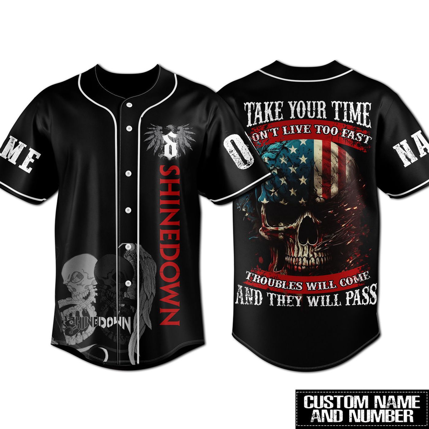 Shinedown Baseball Jersey For Men Women And Kids Gift