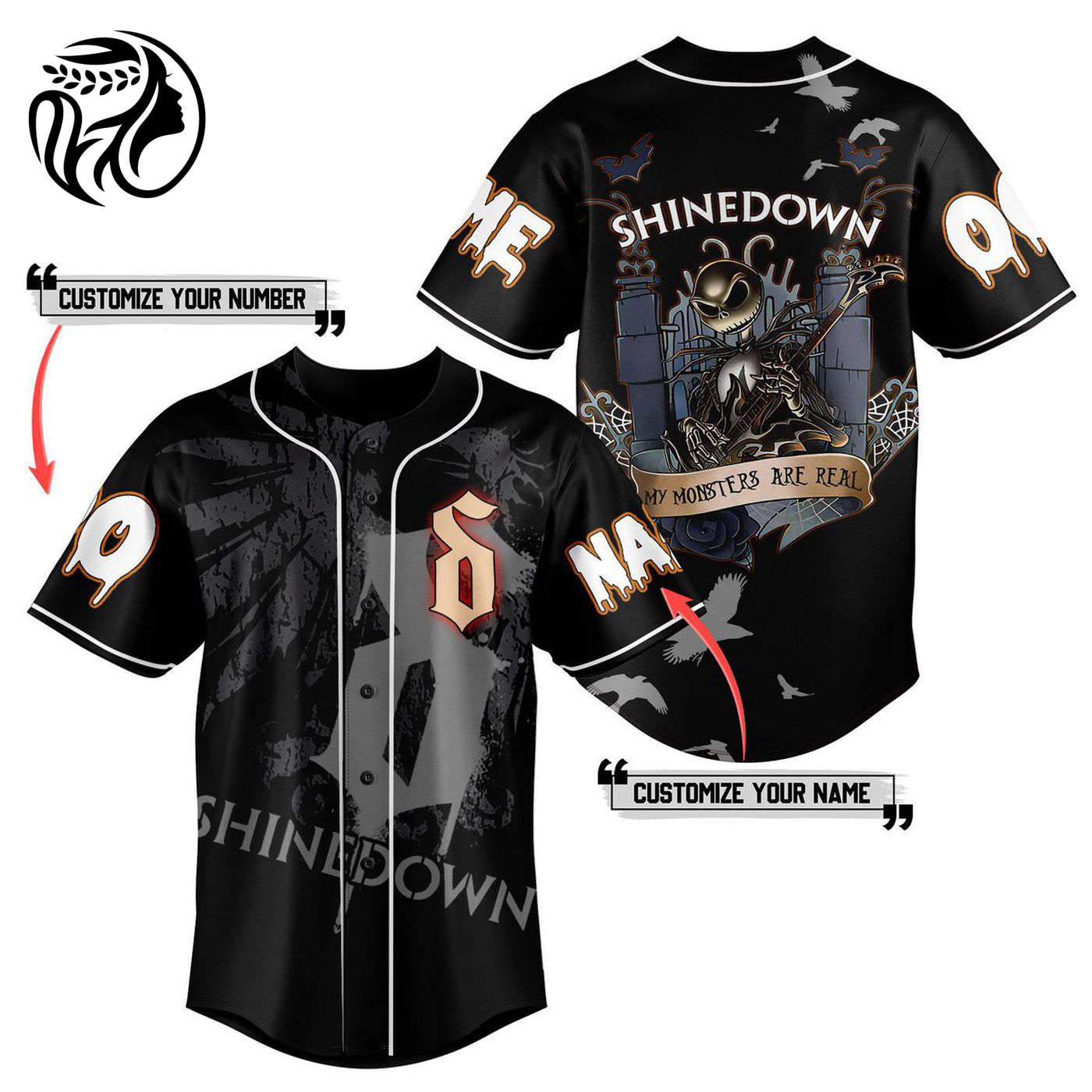 Shinedown Baseball Jersey For Men Women And Kids Gift