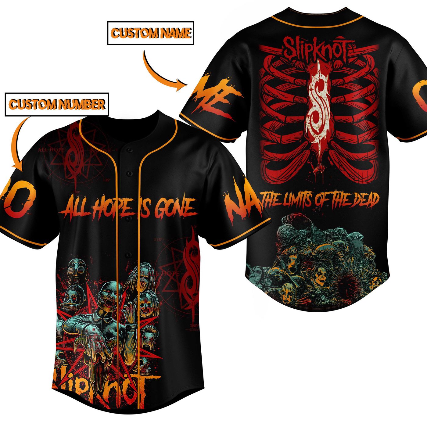 Slipknot Baseball Jersey For Men Women And Kids Gift