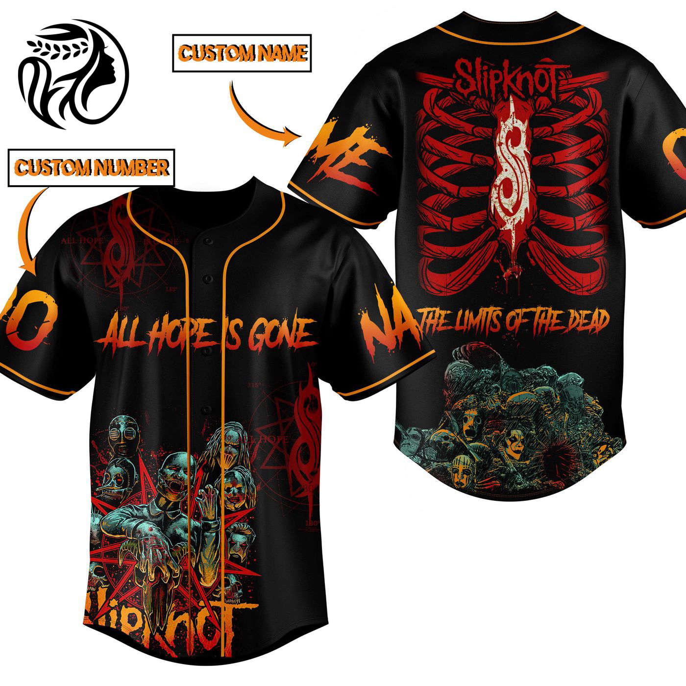 Slipknot Baseball Jersey For Men Women And Kids Gift