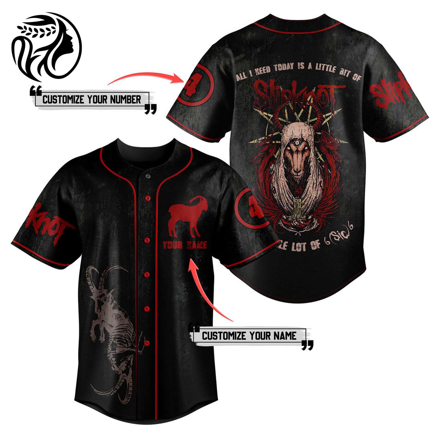 Slipknot Baseball Jersey For Men Women And Kids Gift