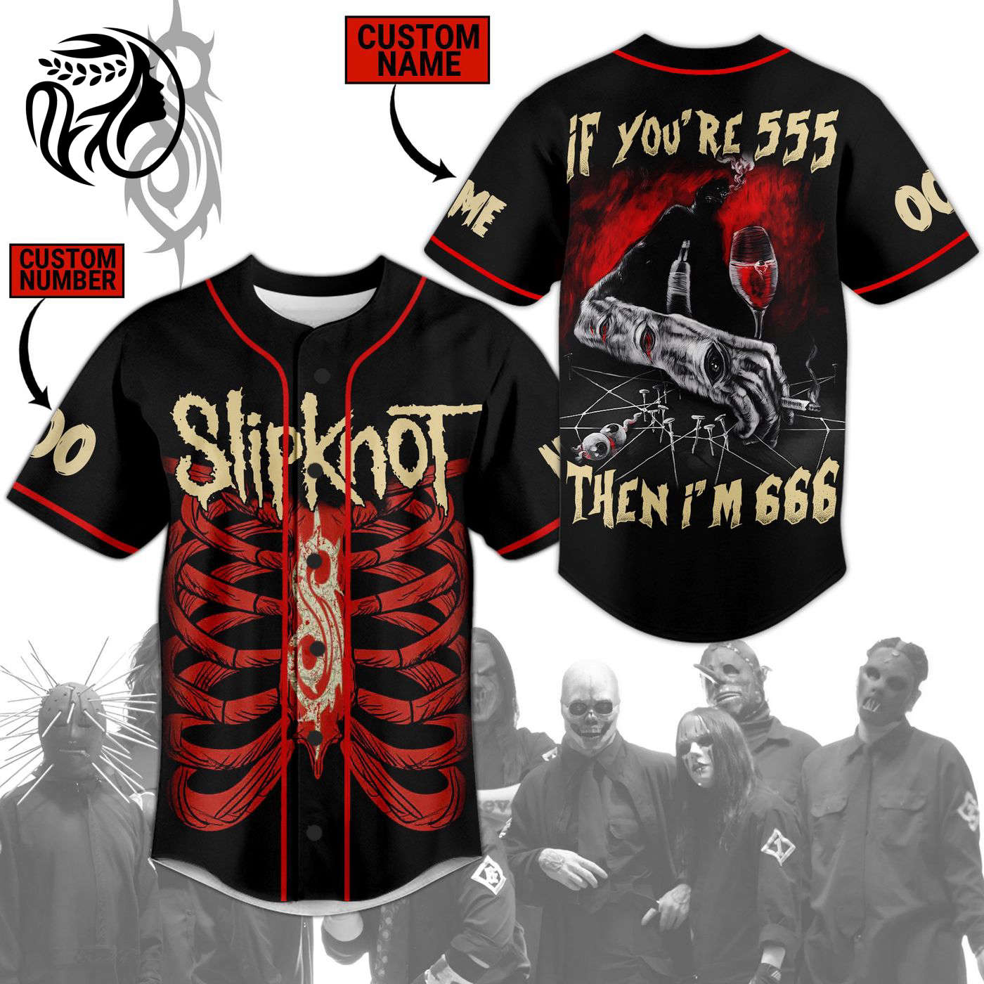 Slipknot Baseball Jersey For Men Women And Kids Gift