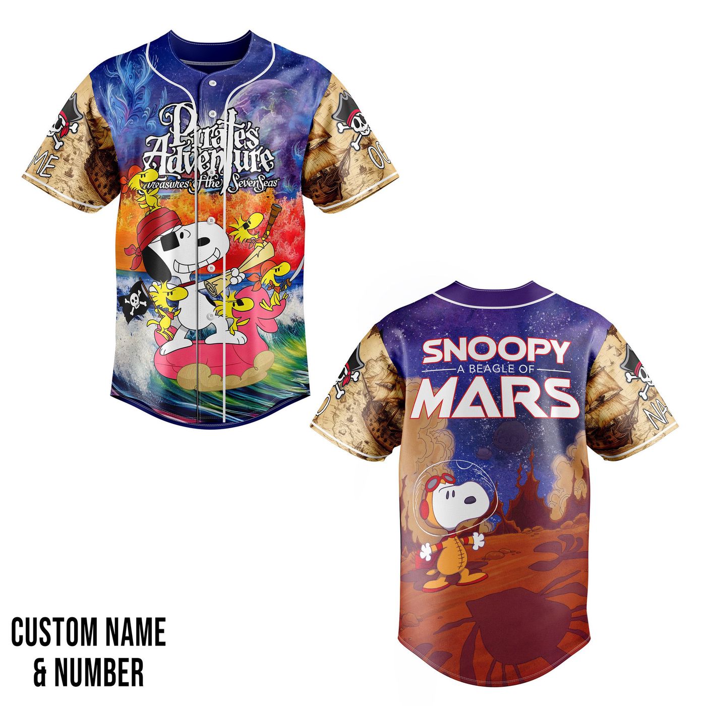 Snoopy Baseball Jersey For Men Women And Kids Gift
