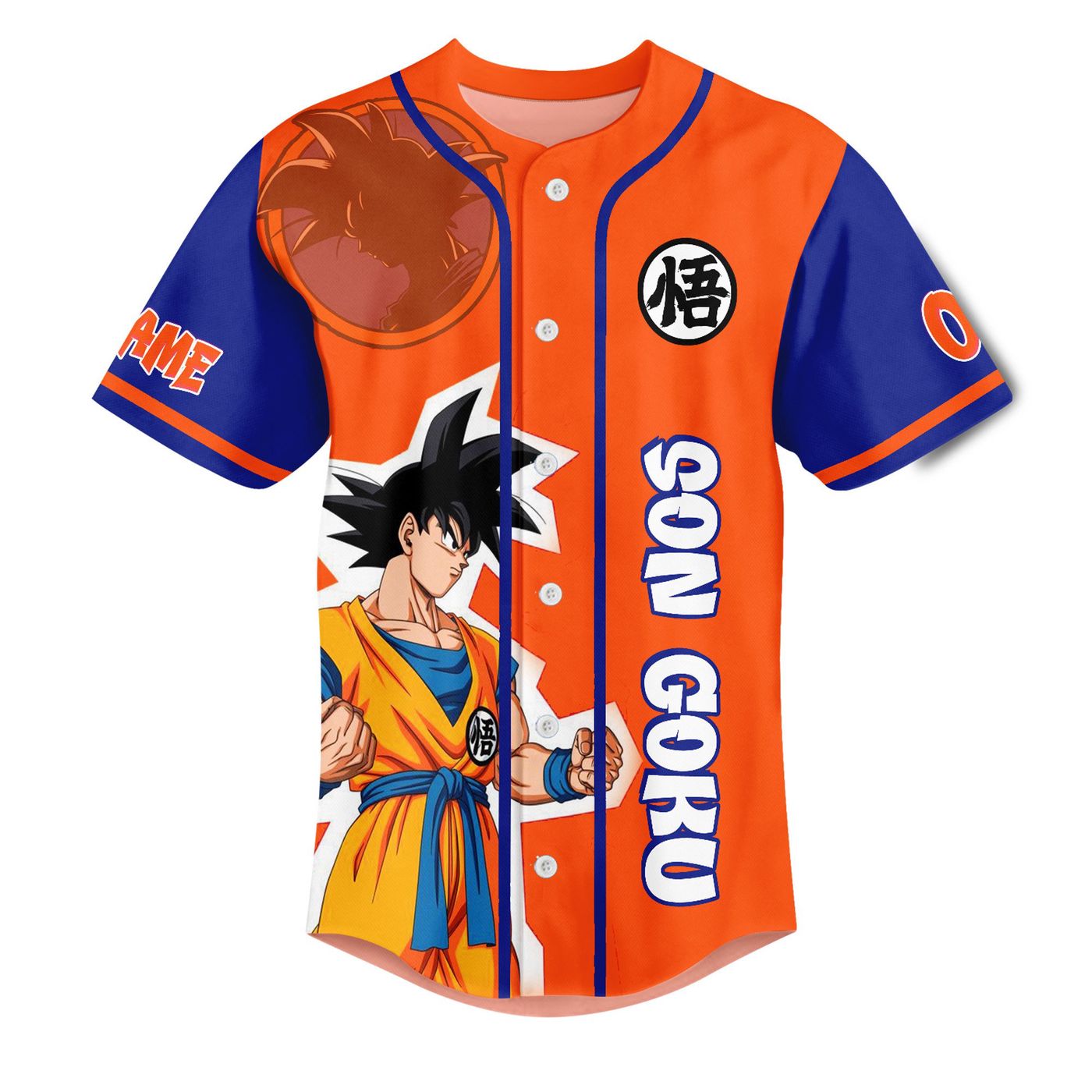 Son Goku Baseball Jersey For Men Women And Kids Gift