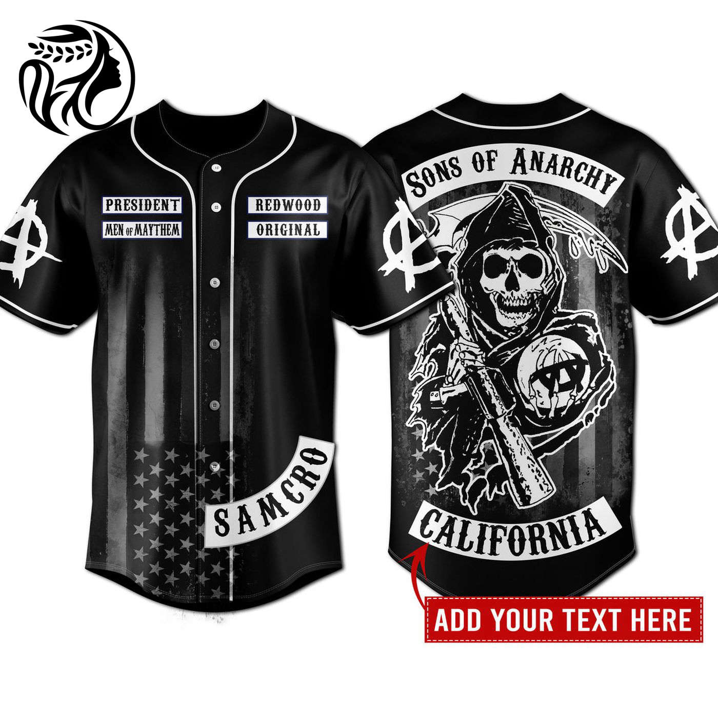 Sons of Anarchy Baseball Jersey For Men Women And Kids Gift