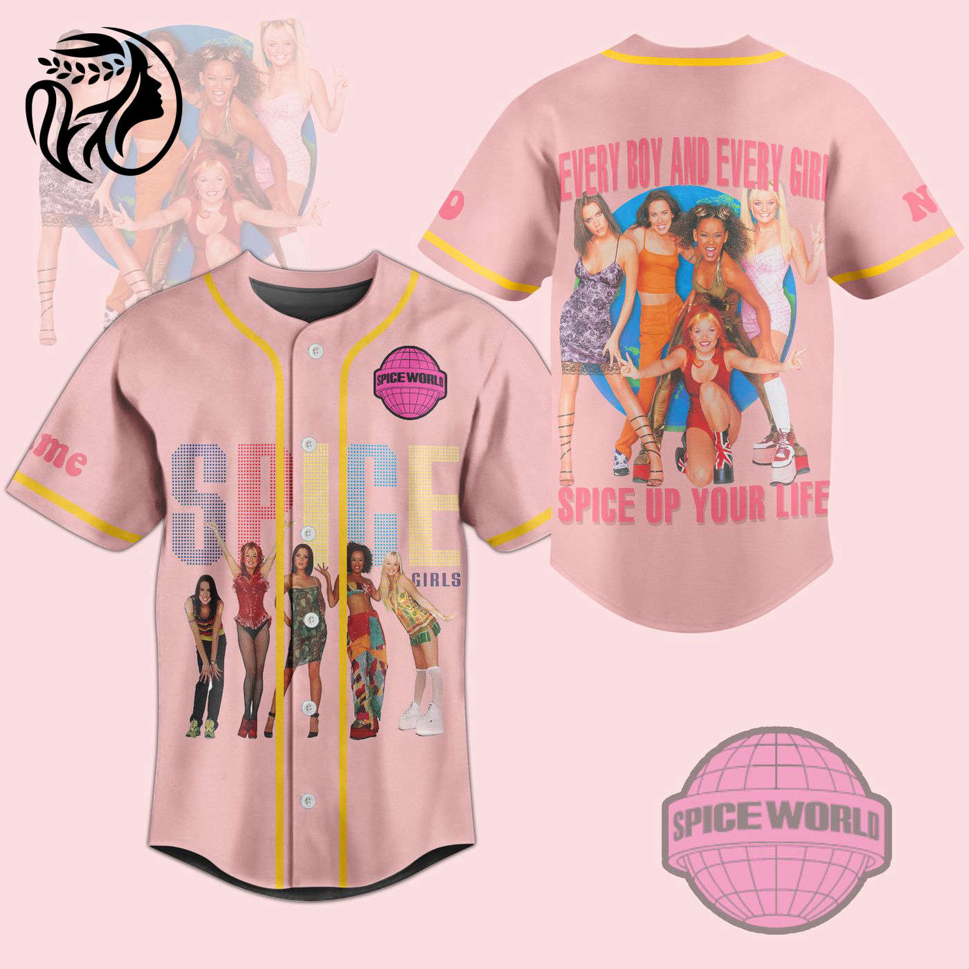 Spice Girls Baseball Jersey For Men Women And Kids Gift