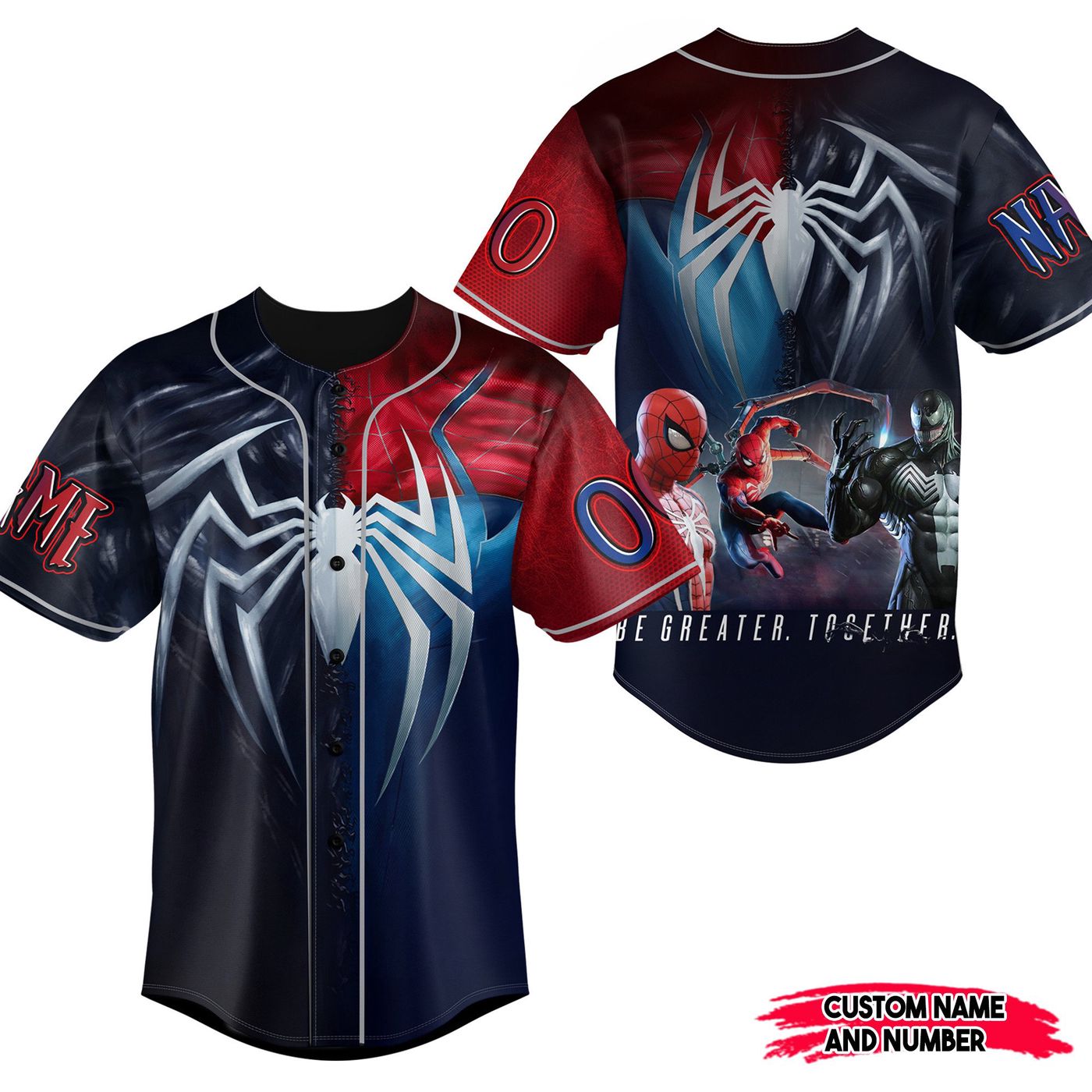 Spider Man Baseball Jersey For Men Women And Kids Gift