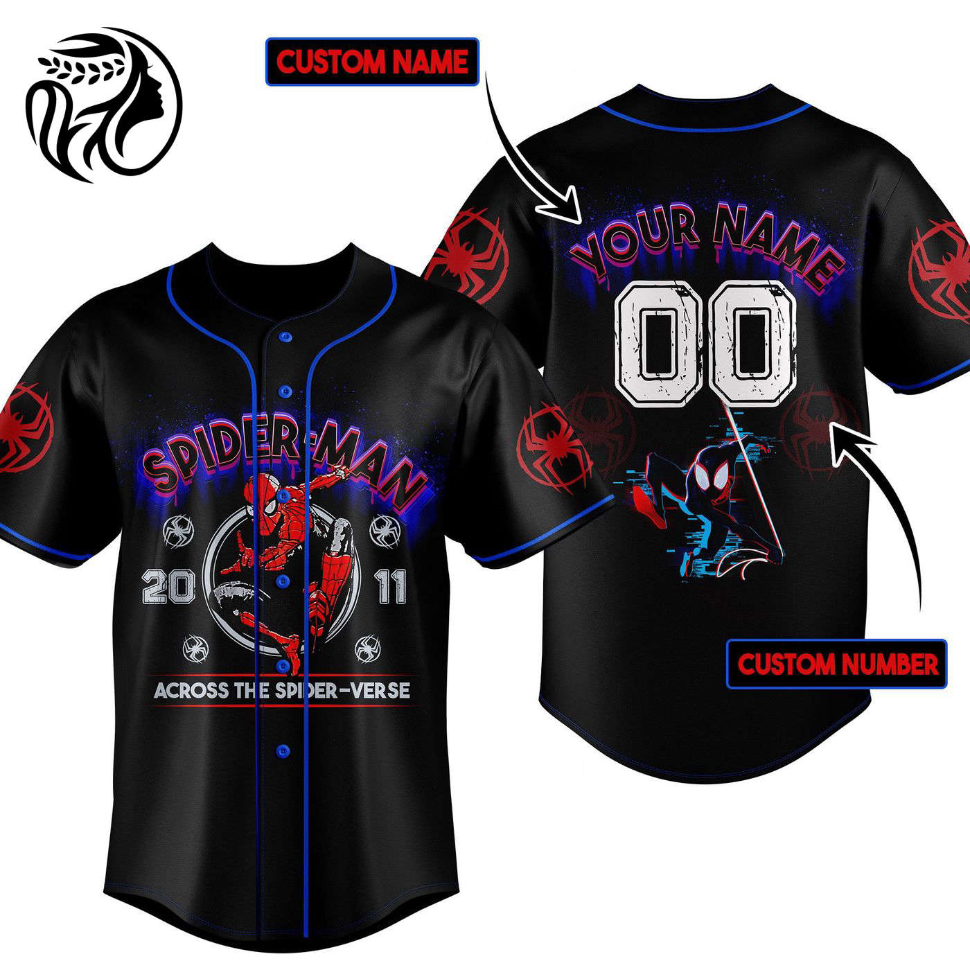 Spider Man Baseball Jersey For Men Women And Kids Gift